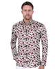 Red Flower Print with Matching Handkerchief