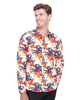 Paint Print Men's Shirt with Matching Handkerchief