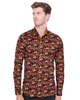 Colourful Flower Print with Matching Handkerchief