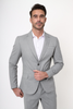 Grey Linen 3 Piece Suit