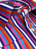 Retro Pastel Striped Men's Shirt