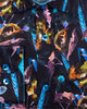 Turquoise Neon Floral Pure Cotton Print