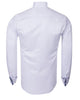 Royal Blue Fancy Dress Long Sleeve Bow Tie Shirt