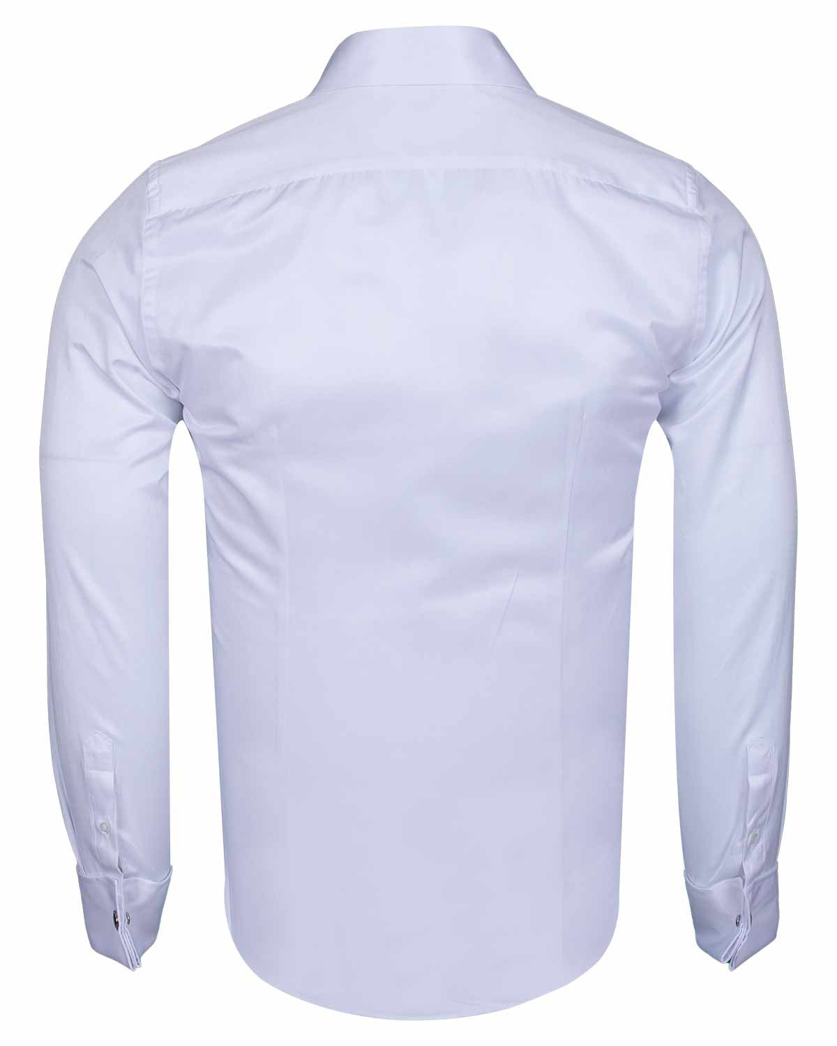White Plain Double Cuff Shirt