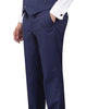 Dark Blue Plain Suit Trouser