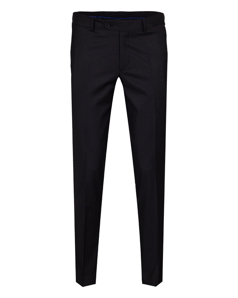 Black Plain Suit Trouser