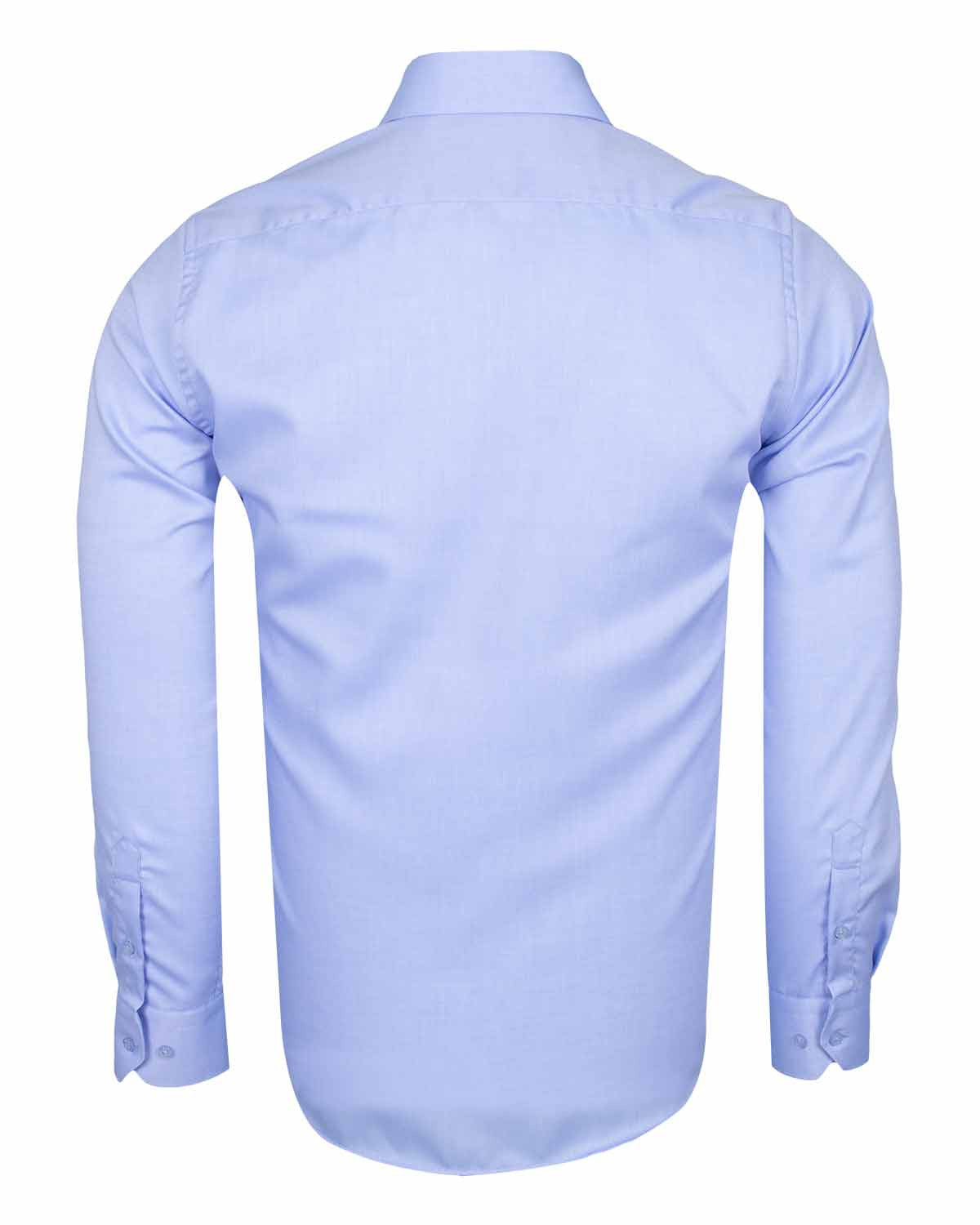 Blue Non Iron Plain Shirt