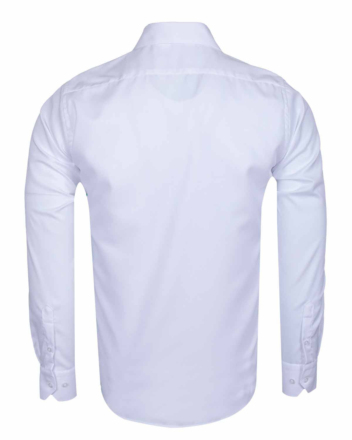 White Non Iron Casual Plain Shirt