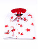 Christmas White Star Print Men's Shirt