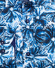 Blossoming Neon Blue Print Cotton Shirts For Men