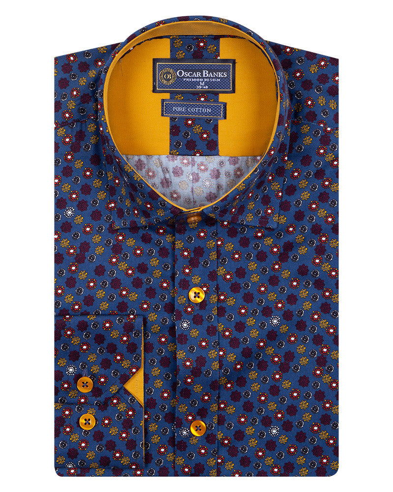 Groovy Floral Print Pure Cotton Shirt