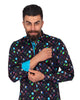 Marble Ball Print Pure Cotton Shirt