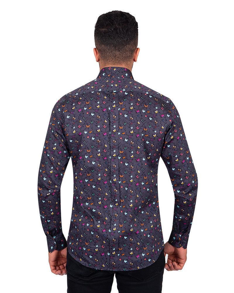 Colourful Butterfly Pure Cotton Print Shirt