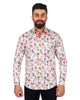 Tropical Bird Print Pure Cotton Shirt