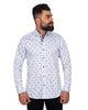 Circle Printed stripe design Pure Cotton Shirt