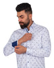 Circle Printed stripe design Pure Cotton Shirt