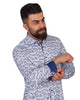 Floral Vine Print Pure Cotton Shirt