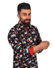 Rustic Pure Cotton Print Shirt