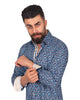 Small Floral Print Pure Cotton Shirt