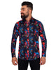 Midnight Sky Print Pure Cotton Shirt