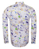 Spray Paint Print Men's Shirt