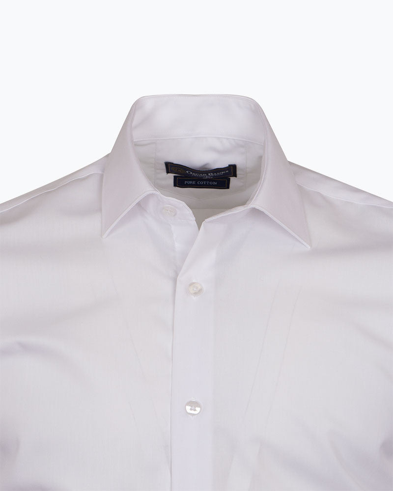 Plain Pure Cotton Men's Shirt
