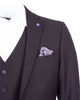 Anthracite Classic Plain 3 Piece Men's Suit-Makrom