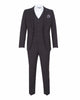 Anthracite Classic Plain 3 Piece Men's Suit-Makrom