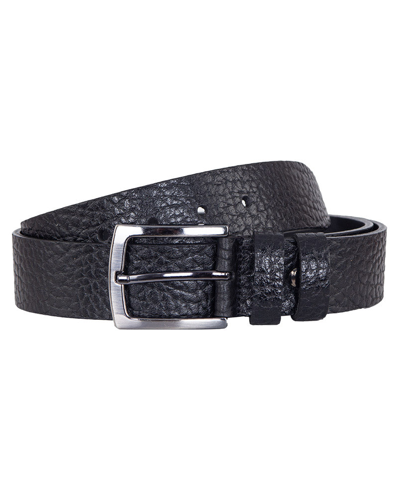 Black Design Leather Belt