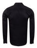 Black Classic Single Cuff Men's Shirt-Makrom