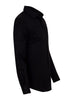 Black Classic Twill Single Cuff Shirt-Makrom