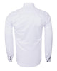 Black Pleated Dress Shirt with Bow Tie-Makrom