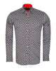 Black Polka Dot Print with Matching Handkerchief-Makrom