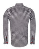 Black Polka Dot Print with Matching Handkerchief-Makrom