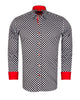 Black Polka Dot Print with Matching Handkerchief-Makrom