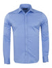 Blue Classic Single Cuff Men's Shirt-Makrom
