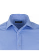 Blue Classic Single Cuff Men's Shirt-Makrom