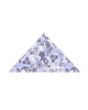 Blue Floral Paisley Print Shirt with Matching Handkerchief-Makrom