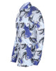 Blue Paisley Print with Matching Handkerchief-Makrom