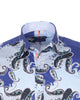 Blue Paisley Print with Matching Handkerchief-Makrom