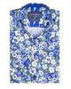 Blue Poppy Print with Matching Handkerchief-Makrom