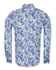 Blue Poppy Print with Matching Handkerchief-Makrom