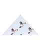 Blue Vespa Print Shirt with Matching Handkerchief-Makrom