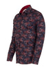 Brown Scorpion Print Shirt-Makrom