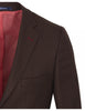 Brown Twill Design Blazer-Makrom