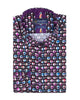 Bubble Print Shirt with Matching Handkerchief-Makrom