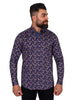 Butterfly Print Pure Cotton Shirt-Makrom