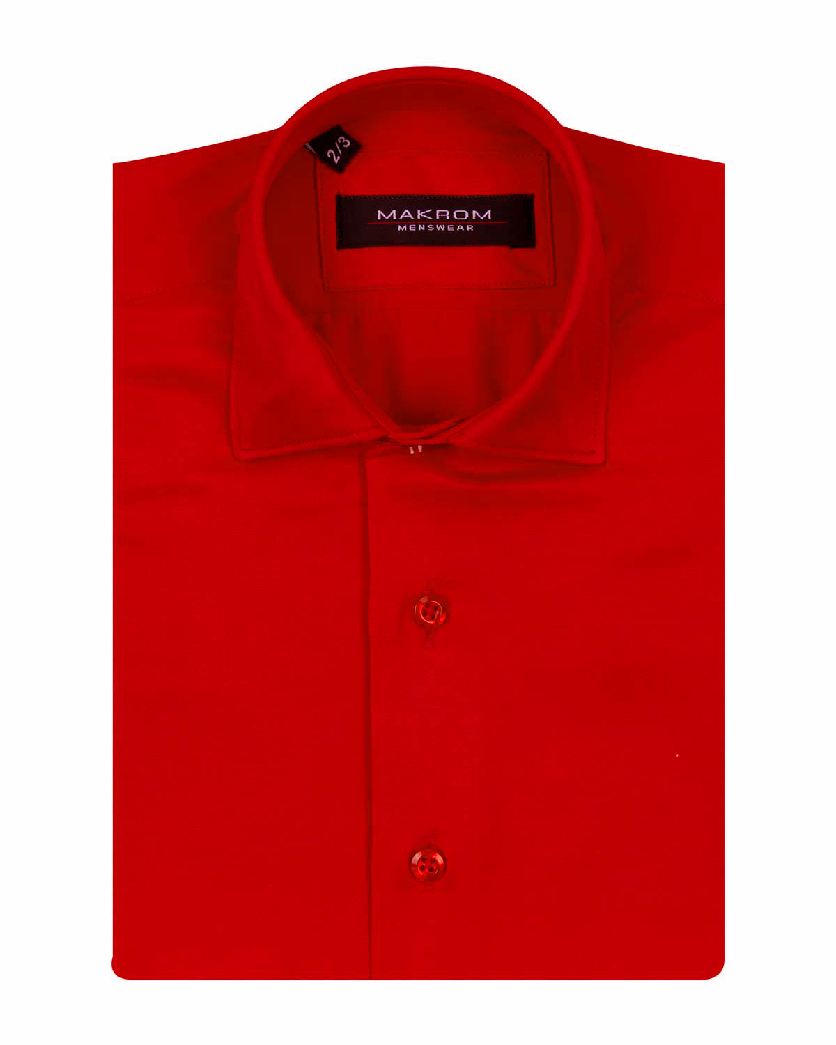 Orange Classic Boys Plain Luxury Long Sleeve Shirt