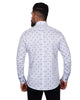Circle Printed stripe design Pure Cotton Shirt-Makrom