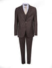 Brown Classic Plain 3 Piece Men's Suit